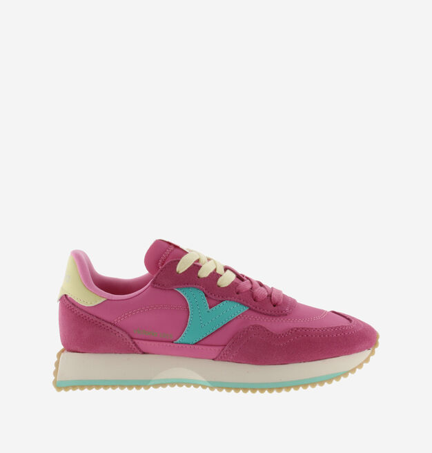 COSMOS MULTICOLOURED NYLON & SUEDE