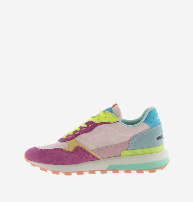 LUNA NYLON & COURO RACHADO MULTICOLORIDO