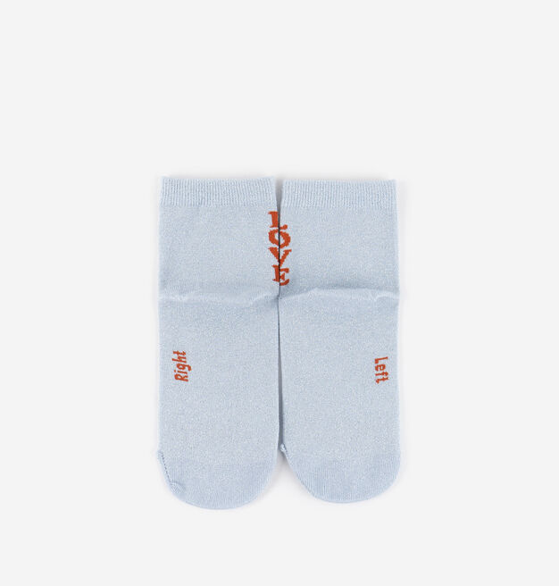 MEIA BAREFOOT LUREX LOVE