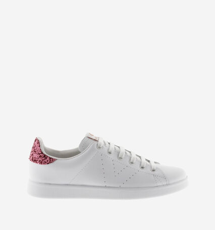 TENIS PIEL & GLITTER HIBISCUS