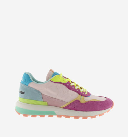 LUNA NYLON & COURO RACHADO MULTICOLORIDO