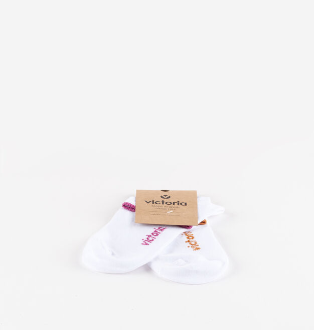 SOCQUETTE COTON LOGO & BRILLANCE