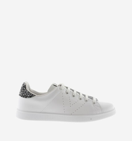 TENIS PIEL & GLITTER COCO