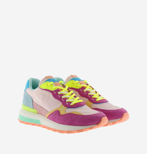 LUNA NYLON & COURO RACHADO MULTICOLORIDO