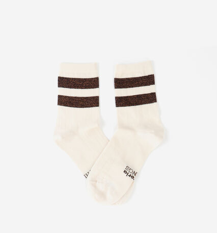 BAUMWOLLE-LUREX-SOCKE