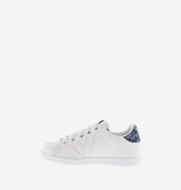 TENIS PIEL & GLITTER MAR