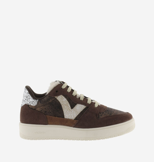 MADRID STIEFELETTE METALL & SPALTLEDER