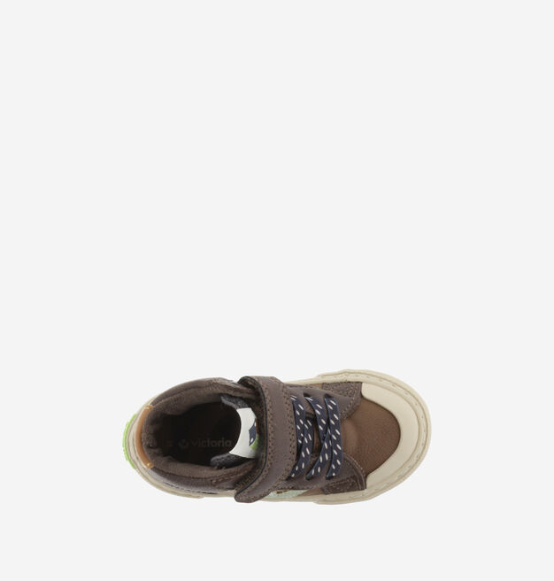 TRIBU STRAP FAUX LEATHER ANKLE BOOT & ELASTIC