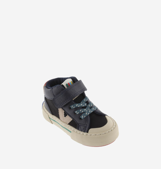 TRIBU STRAP FAUX LEATHER ANKLE BOOT & ELASTIC