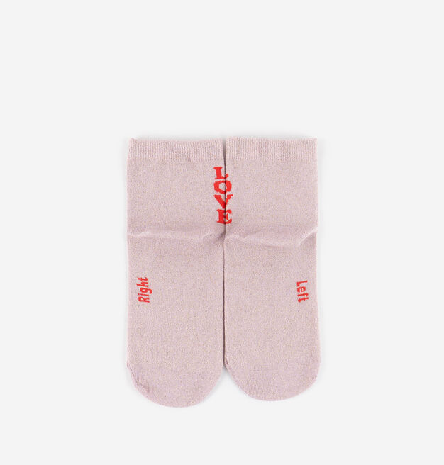 MEIA BAREFOOT LUREX LOVE