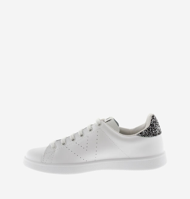 TENIS PIEL & GLITTER COCO