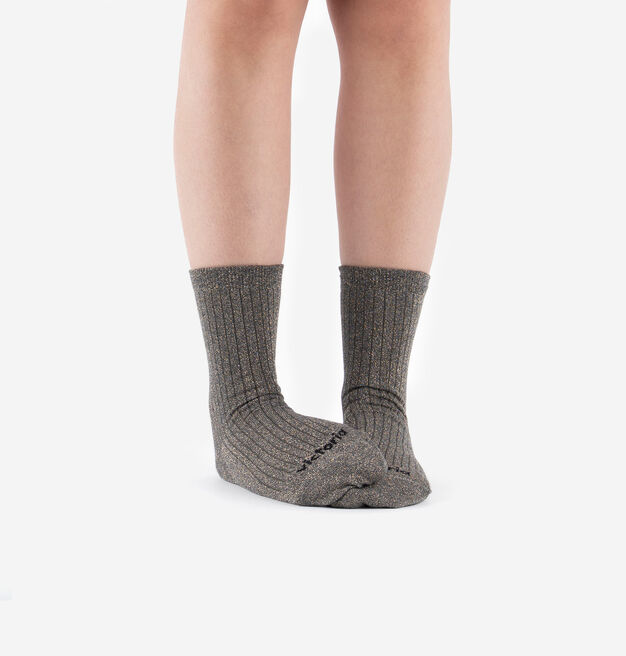MEIA BAREFOOT LUREX