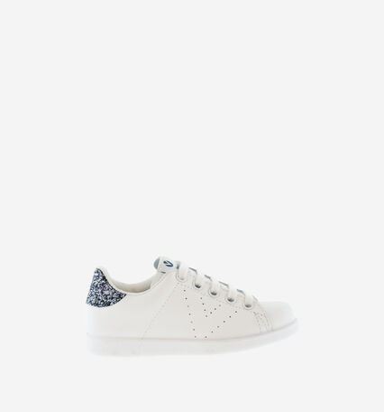 TENIS PIEL & GLITTER MAR