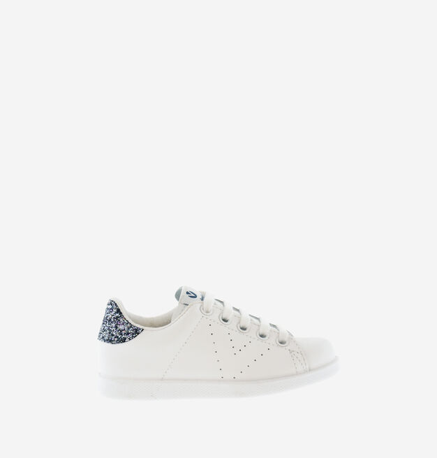 TENIS PIEL & GLITTER MAR