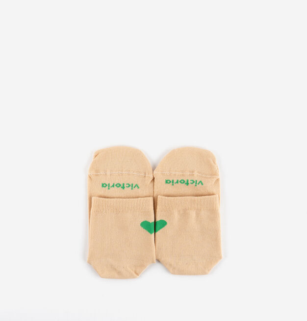 MEIA BAREFOOT ALGOD&Atilde;O CORA&Ccedil;&Atilde;O