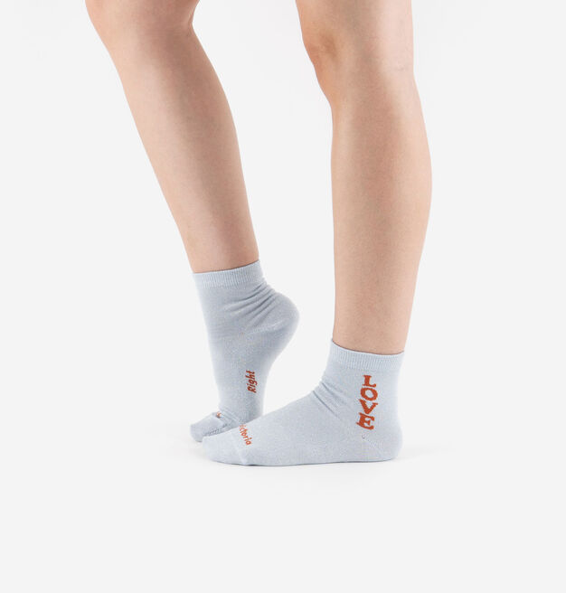 MEIA BAREFOOT LUREX LOVE