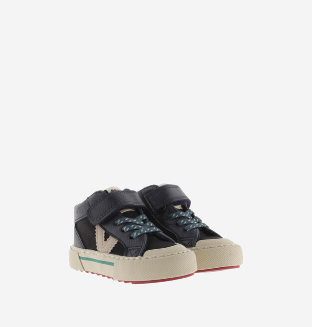 TRIBU STRAP FAUX LEATHER ANKLE BOOT & ELASTIC