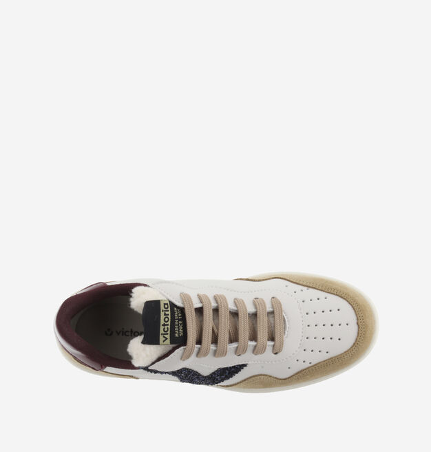 MADRID EFFET CUIR/DAIM & PAILLETTES