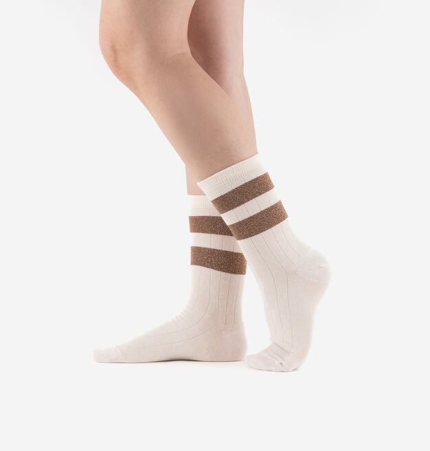 COTTON LUREX SOCK
