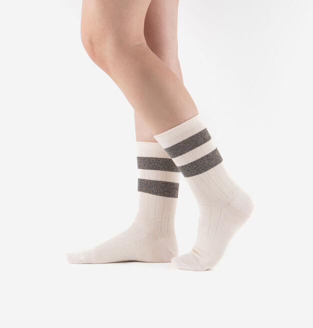 COTTON LUREX SOCK