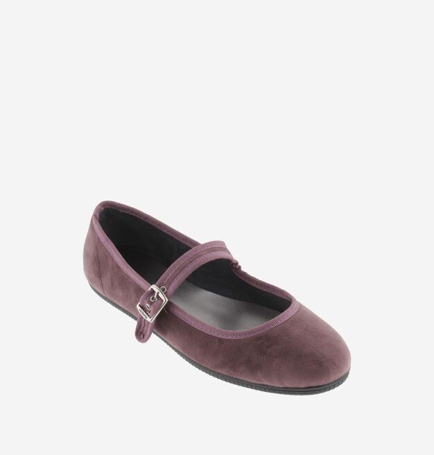 ODA VELVET MARY JANE & BUCKLE