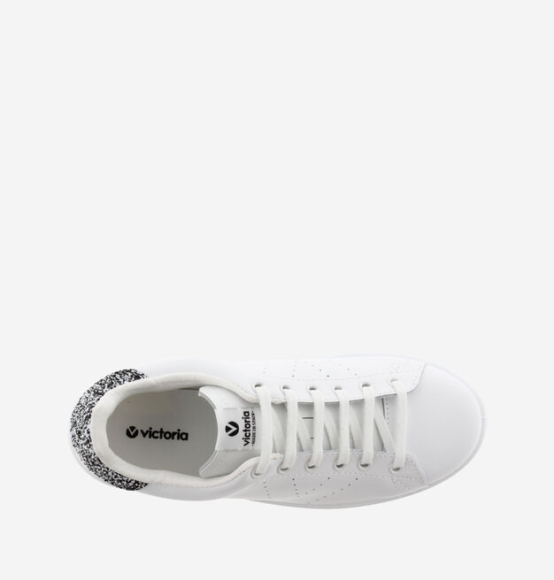TENIS PIEL & GLITTER COCO