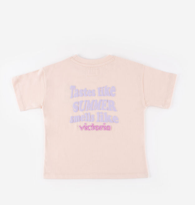 T-SHIRT ALGOD&Atilde;O CRIAN&Ccedil;AS