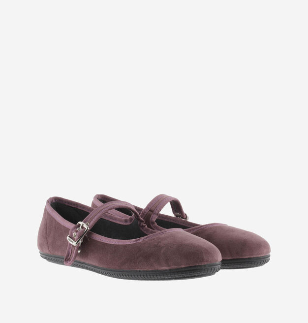 ODA VELVET MARY JANE & BUCKLE