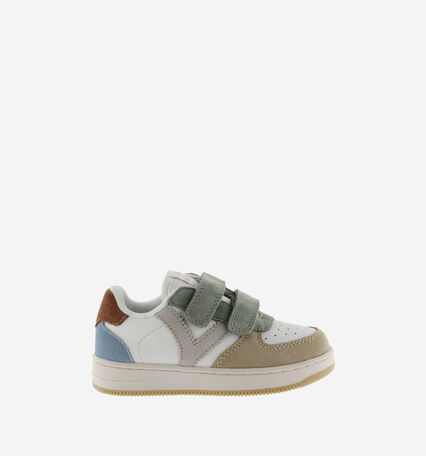 TIEMPO STRAPS FAUX LEATHER & MULTICOLOURED SUEDE