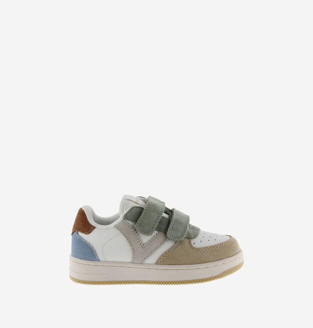 TIEMPO SCRATCHS EFFET CUIR & DAIM MULTICOLORE