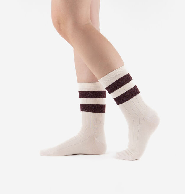 COTTON LUREX SOCK
