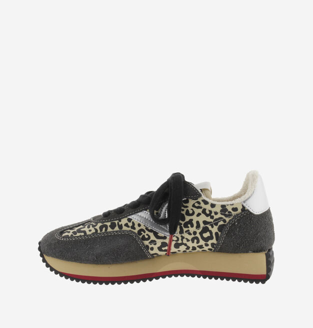 COSMOS ANIMAL PRINT NYLON & SUEDE