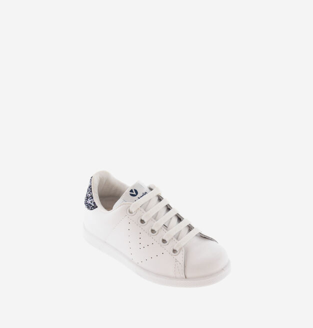 TENIS PIEL & GLITTER MAR