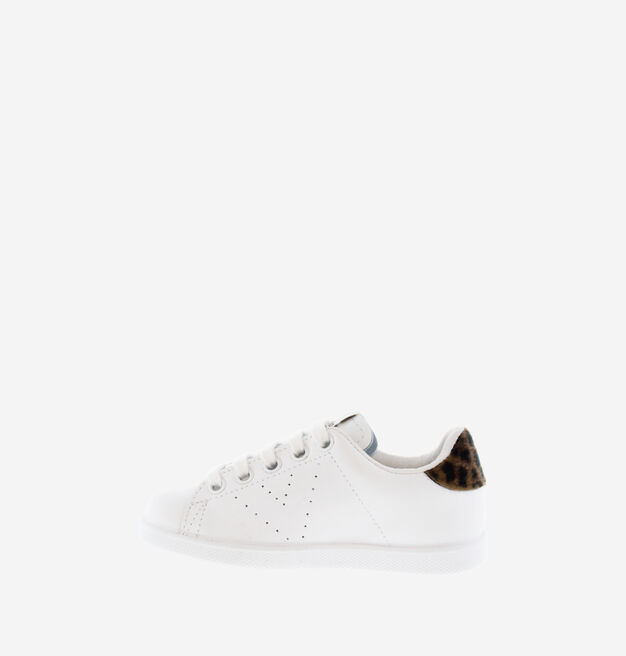 TENIS PIEL & GLITTER LEOPARDO