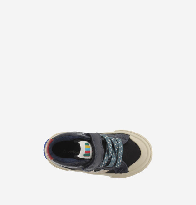 TRIBU STRISCE STIVALETTO EFFETTO PELLE & ELASTICO