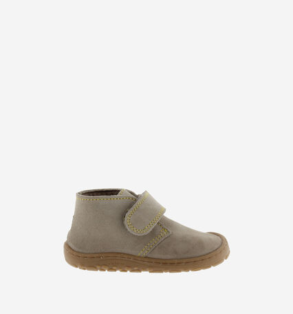 BOSCO BAREFOOT STRISCE STIVALETTI CAMOSCIO