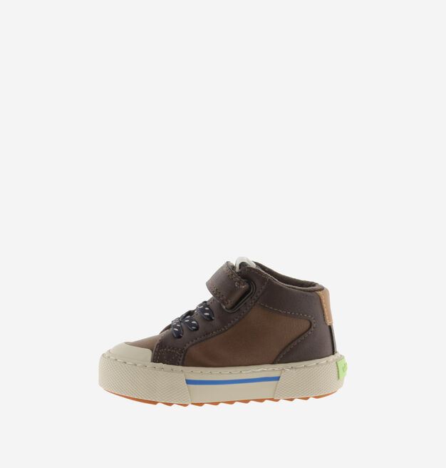 TRIBU STRAP FAUX LEATHER ANKLE BOOT & ELASTIC