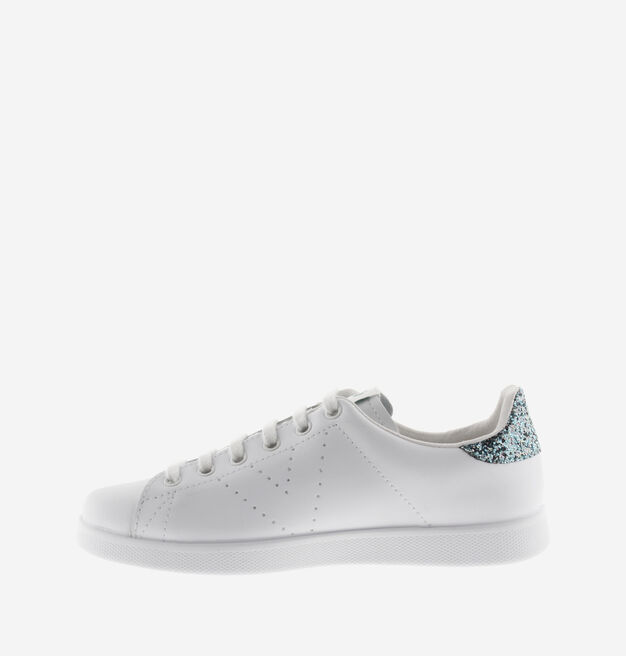 TENIS PIEL & GLITTER CARIBE