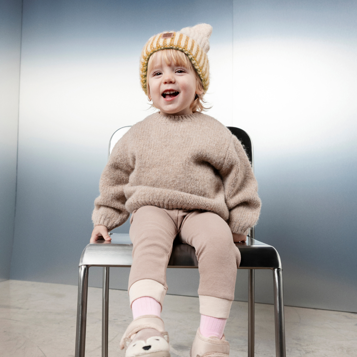 KNITTED BEANIE LITTLE EARS