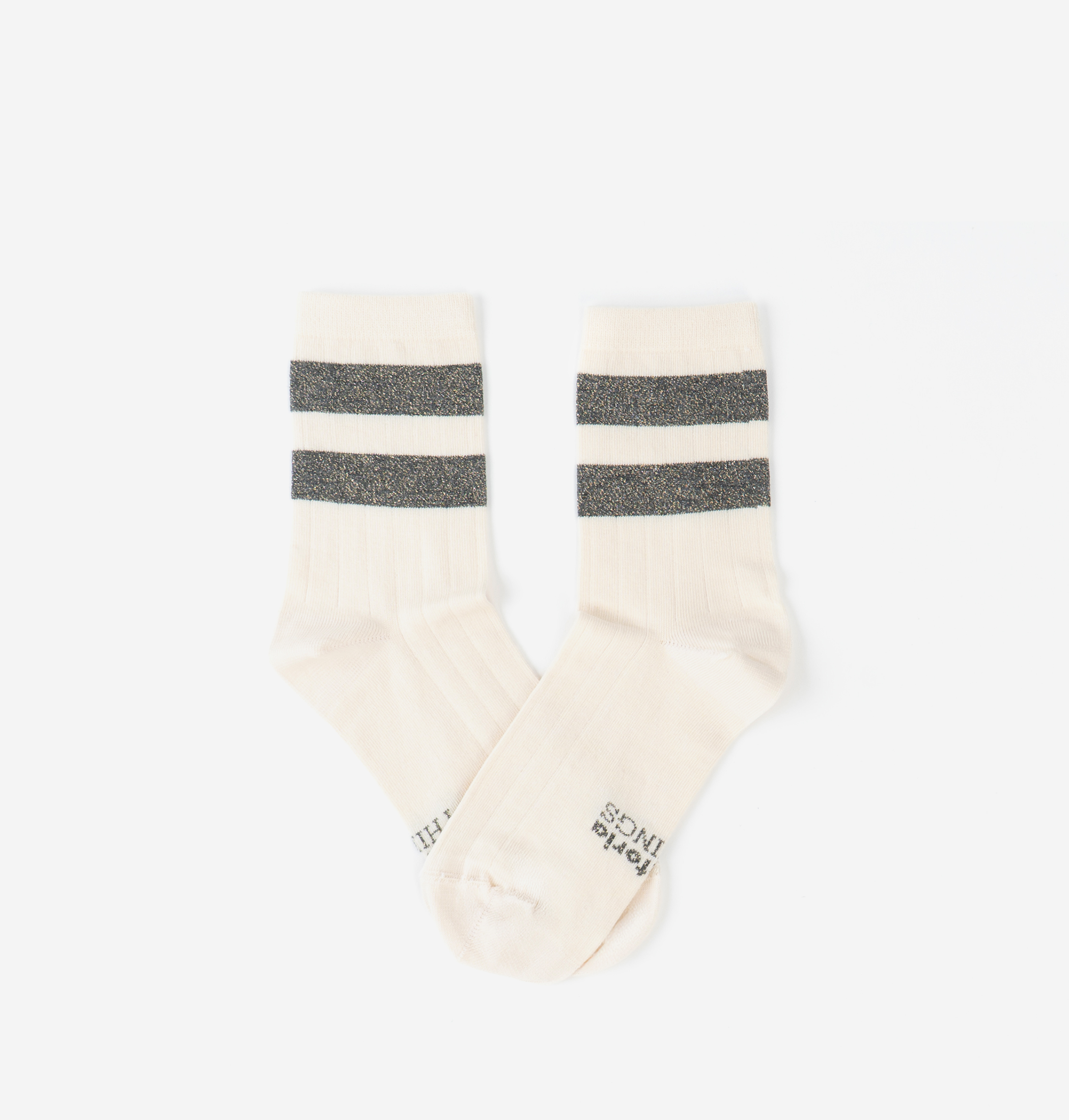 BAUMWOLLE-LUREX-SOCKE