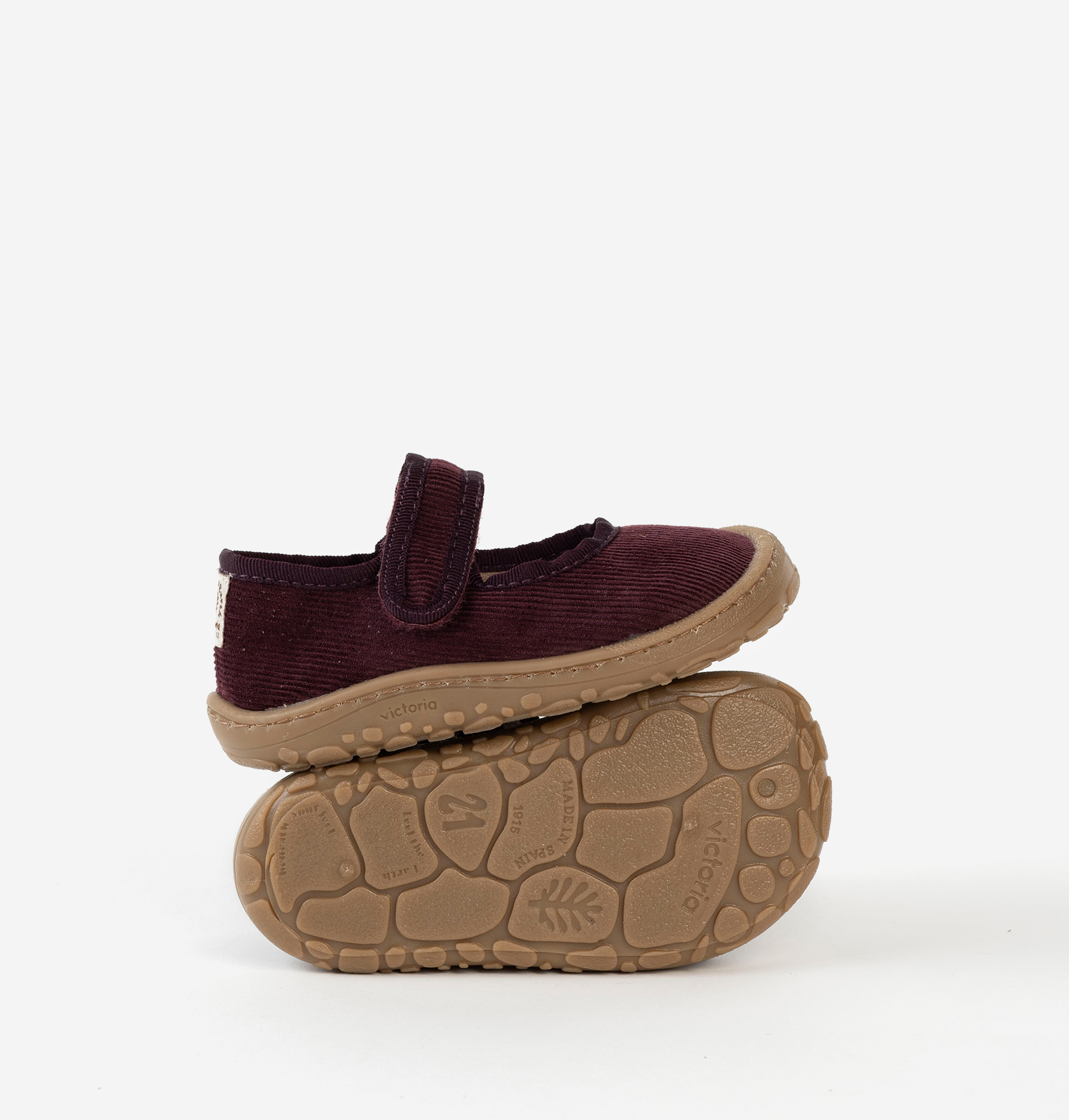 BOSCO STRAP BAREFOOT CORDUROY MARY JANE