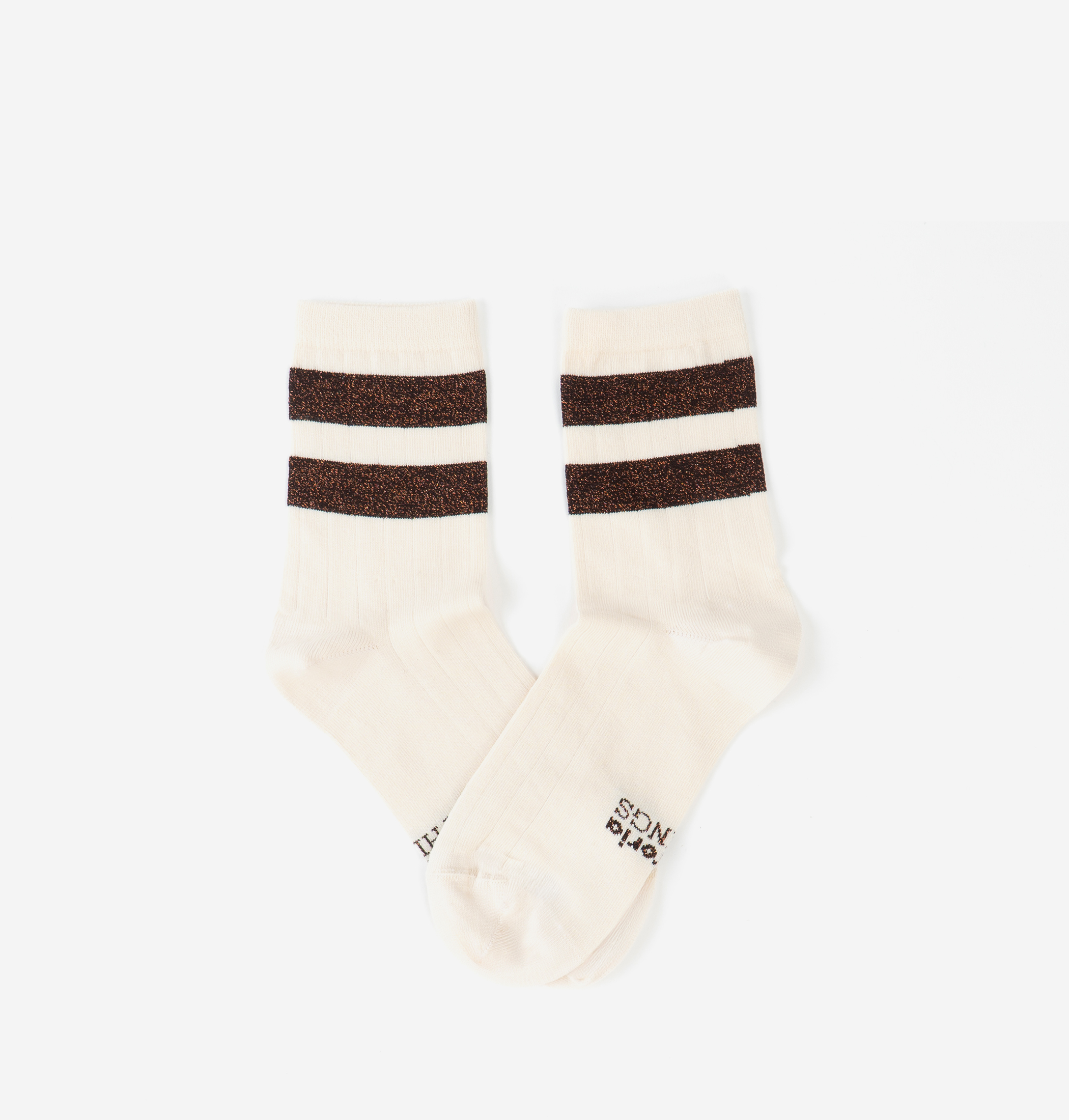 BAUMWOLLE-LUREX-SOCKE