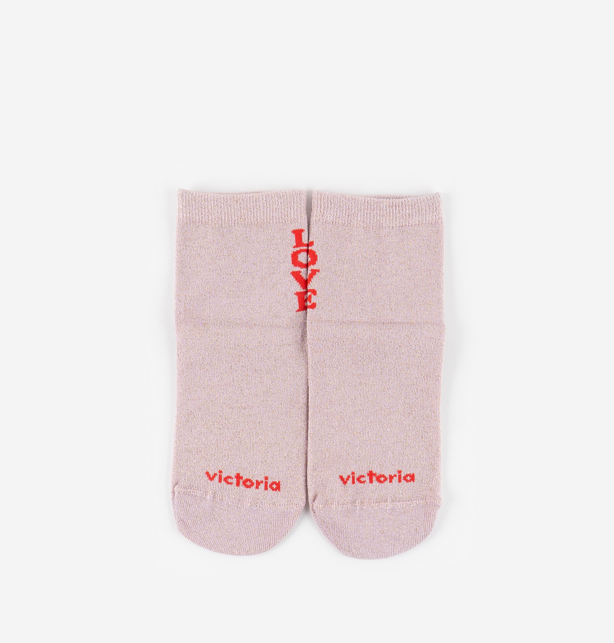 MEIA BAREFOOT LUREX LOVE