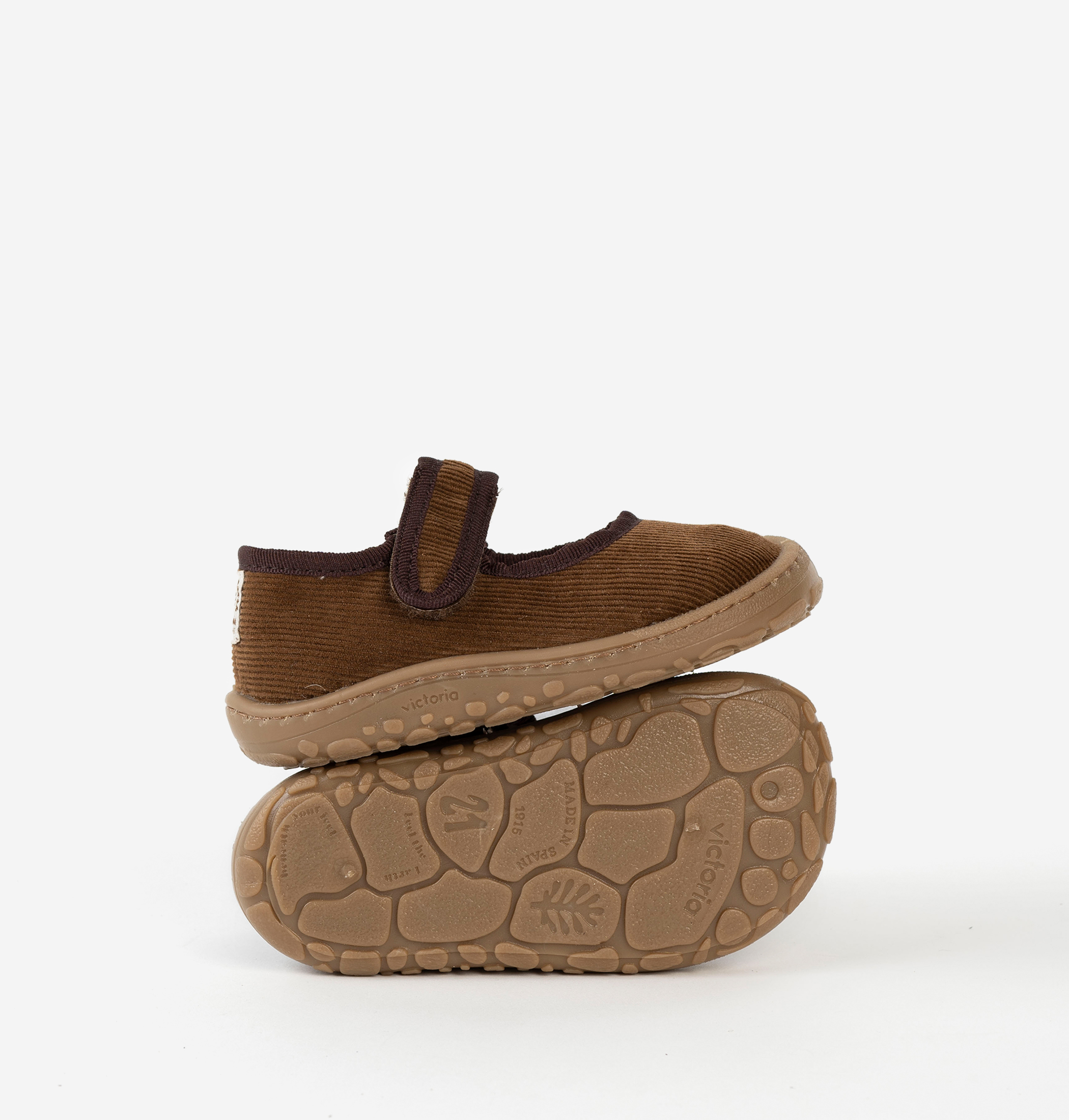 BOSCO STRAP BAREFOOT CORDUROY MARY JANE