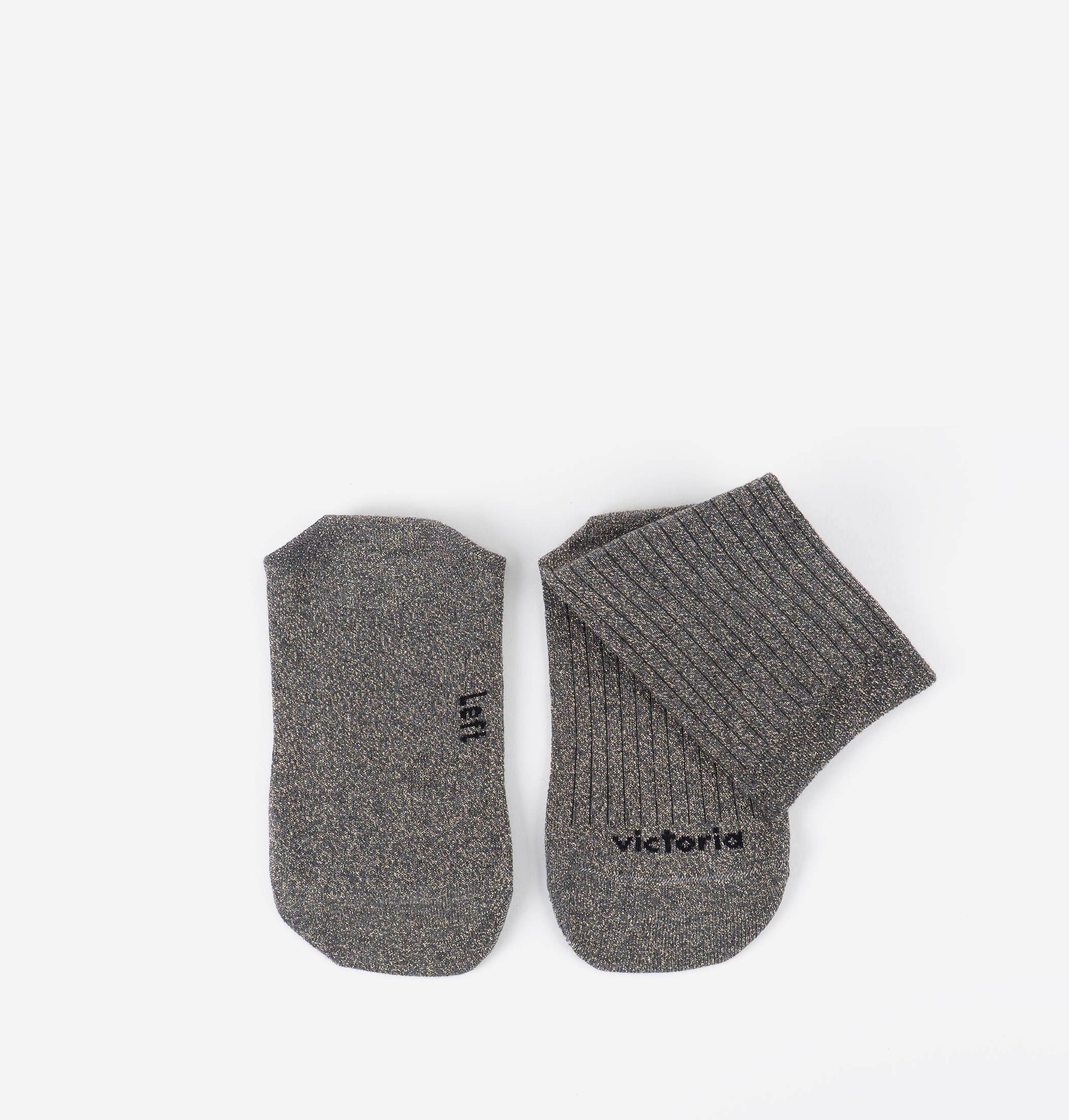 MEIA BAREFOOT LUREX
