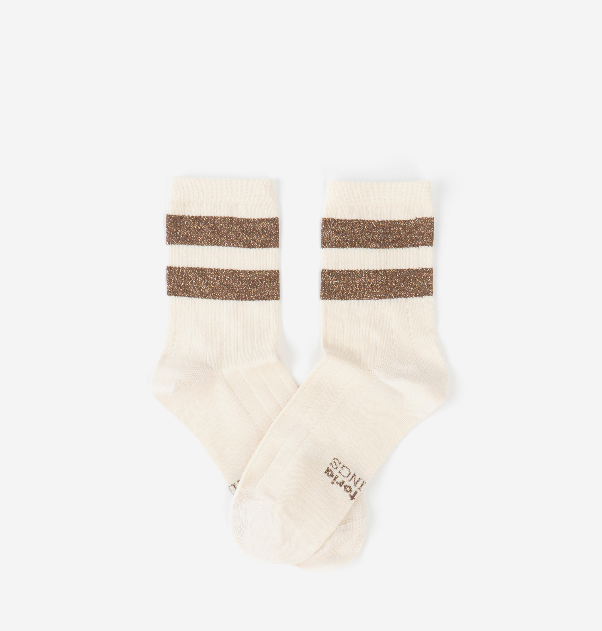 BAUMWOLLE-LUREX-SOCKE