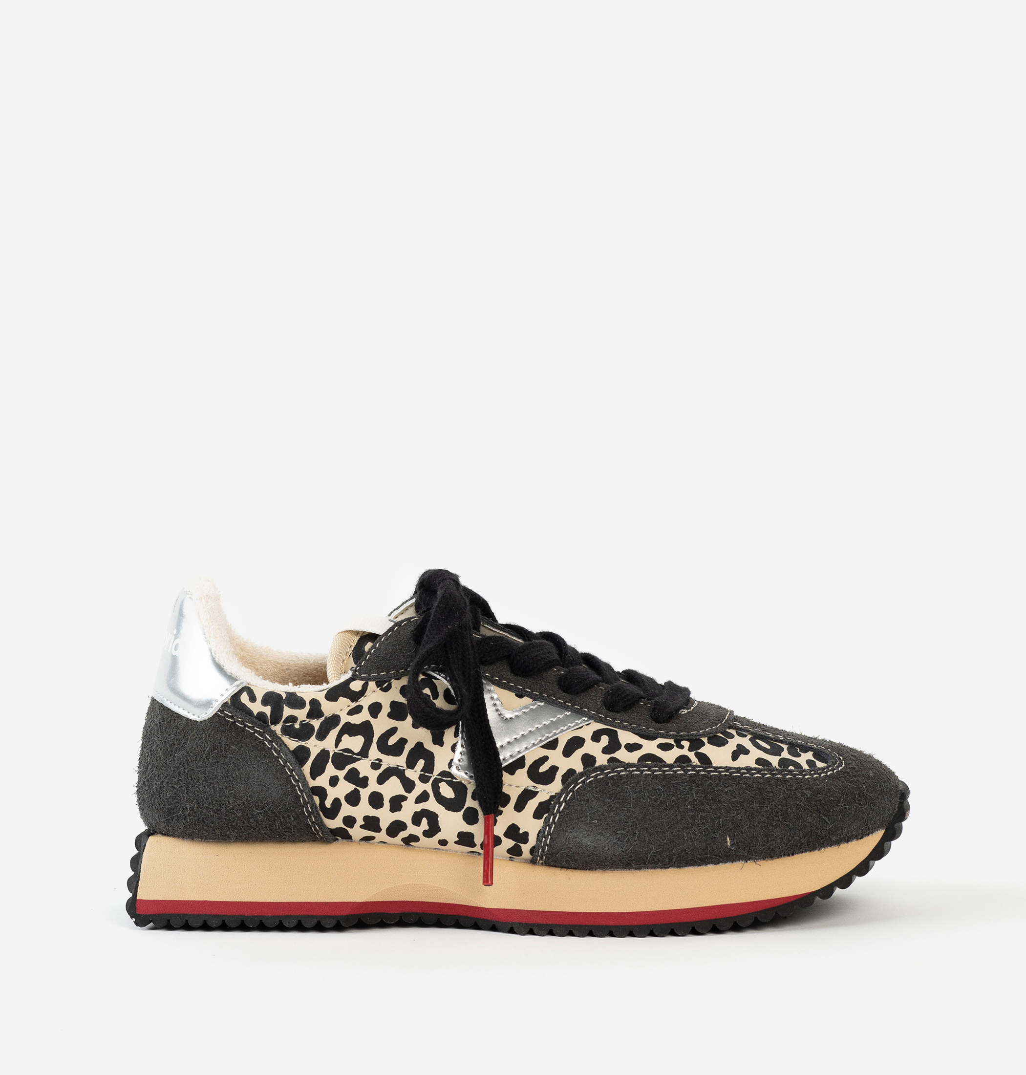 COSMOS ANIMAL PRINT NYLON & SUEDE