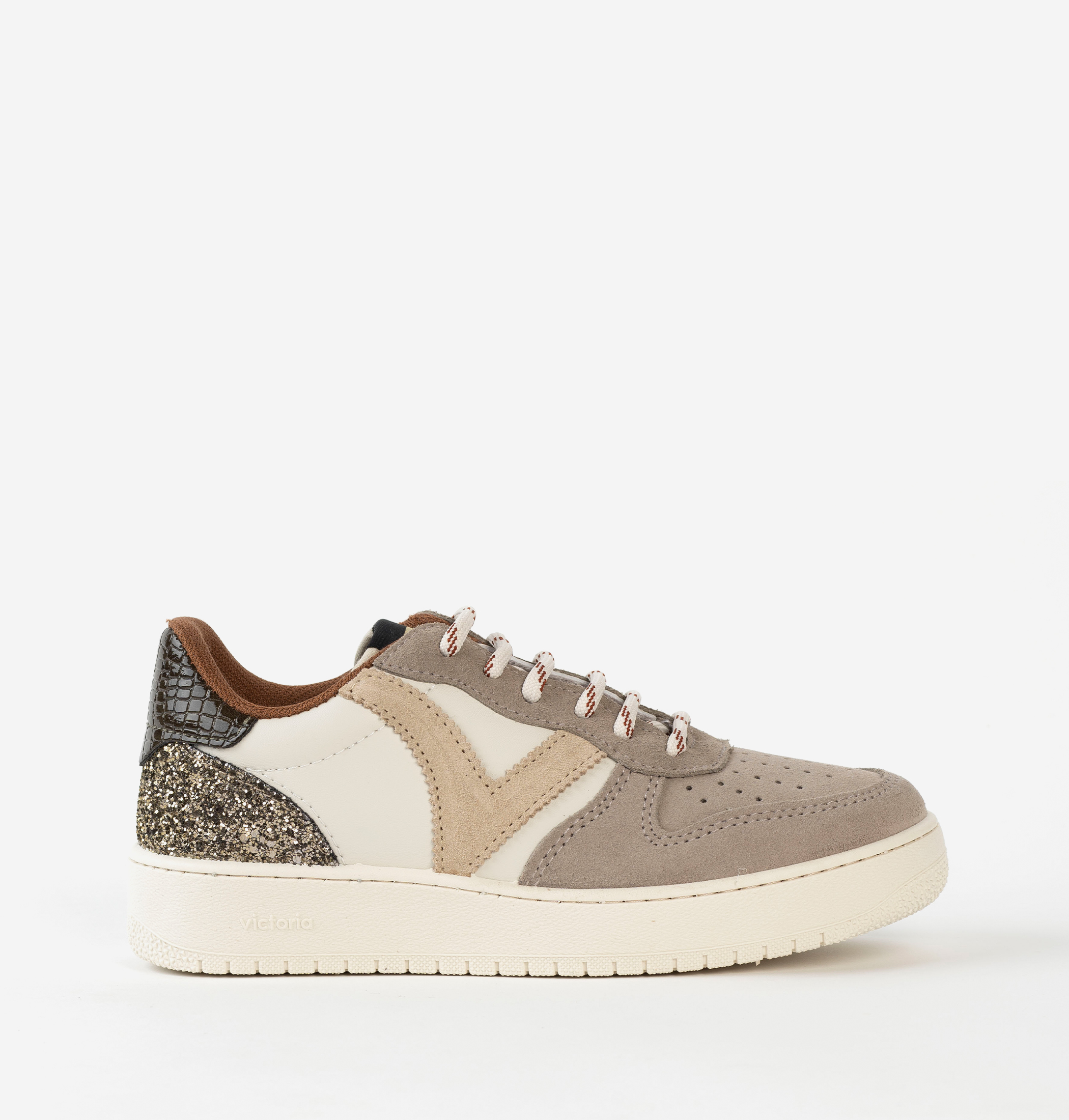 MADRID LEDEREFFEKT/VELOURSLEDER & GLITZER