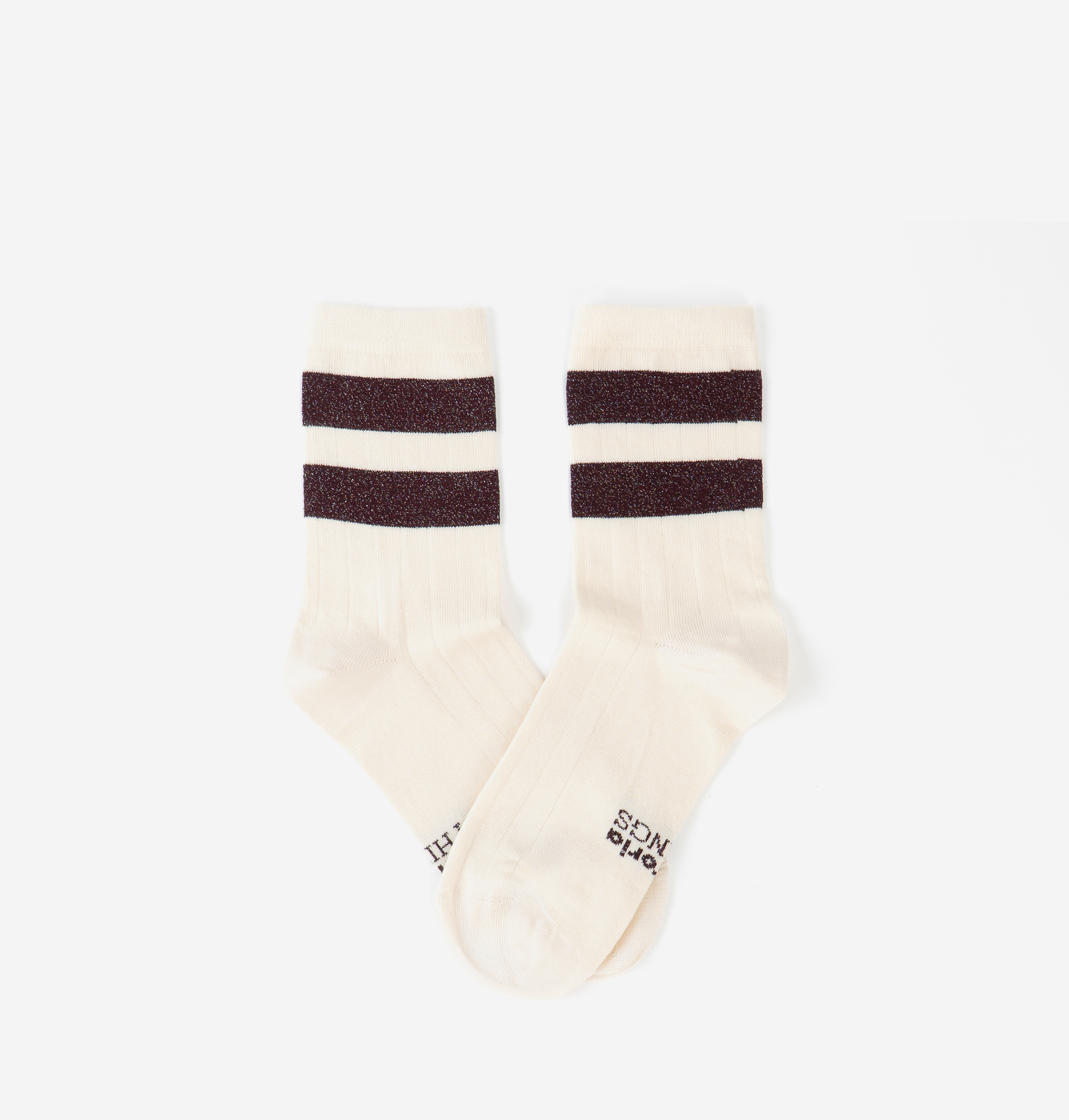 BAUMWOLLE-LUREX-SOCKE