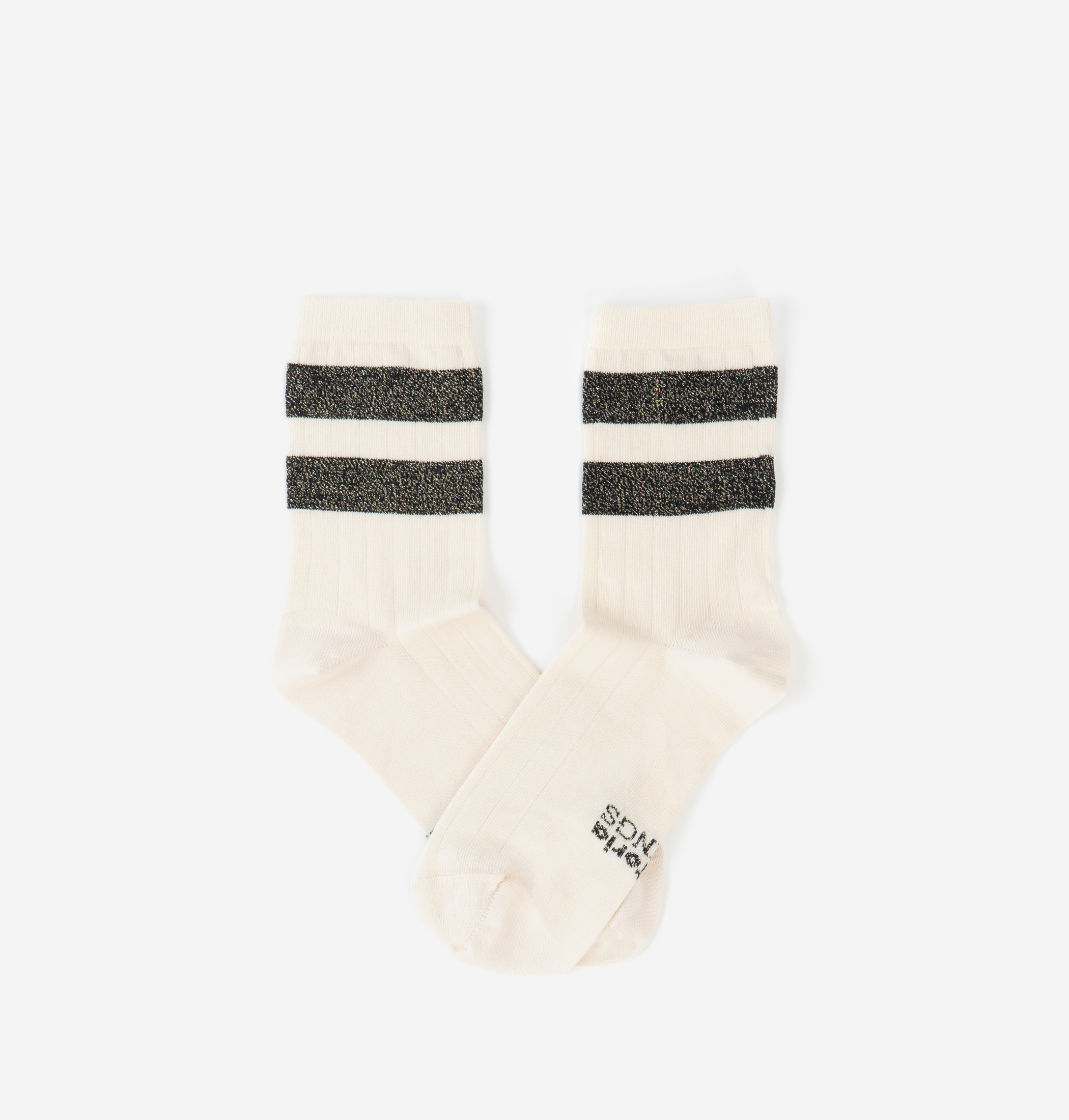 BAUMWOLLE-LUREX-SOCKE